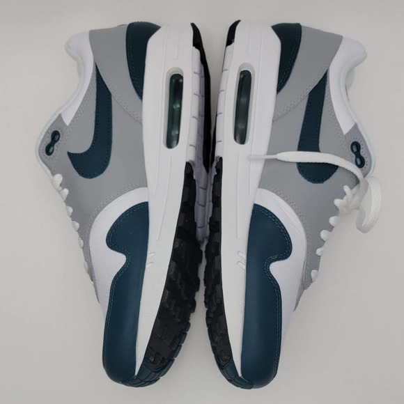 Nike Air MAX 1 LV8 White Dark Teal Green Shoes Sneakers Men\'s 9.5 DH4059-101 11W main image 4